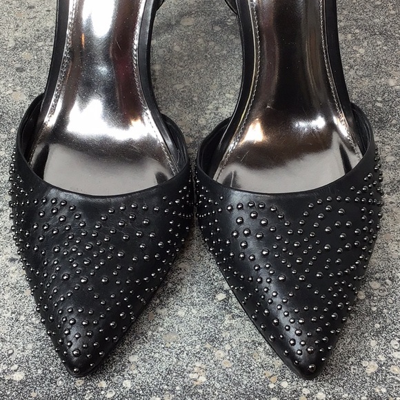 COACH ‘Holmes’ Black Studded Dress Leather - Picture 3 of 13